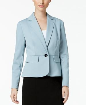 Kasper One-button Peplum Blazer, Regular & Petite