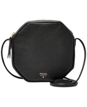 Fossil Jules Leather Octagon Crossbody