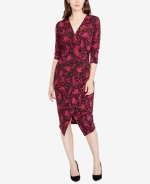 Rachel Rachel Roy Printed Wrap Midi Dress