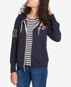Tommy Hilfiger Zip-up Patch Hoodie, Created For Macy's