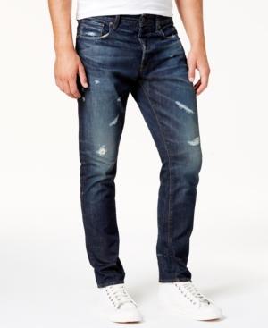 G-star Raw Men's Straight-fit Ripped Jeans