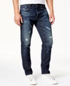G-star Raw Men's Straight-fit Ripped Jeans