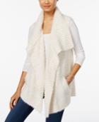Style & Co. Eyelash Sweater Vest, Only At Macy's