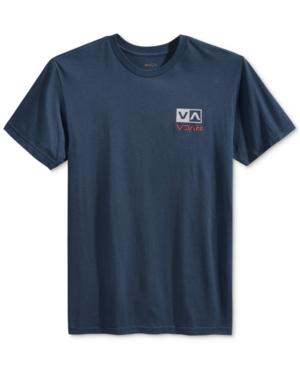 Rvca Men's Flipped Box Logo-print T-shirt