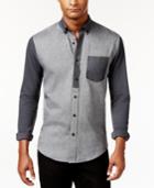Vince Camuto Men's Chambray Colorblocked Shirt