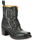 Frye Women's Sabrina Double Buckle Moto Booties Women's Shoes