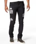 Inc International Concepts Men's Skinny-fit Stretch Patch Jeans, Only At Macy's