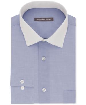 Geoffrey Beene Men's Classic-fit Wrinkle Free Aloe Wash Grey Solid Dress Shirt, Only At Macy's