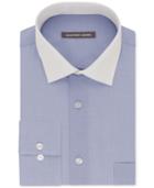 Geoffrey Beene Men's Classic-fit Wrinkle Free Aloe Wash Grey Solid Dress Shirt, Only At Macy's