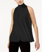 Vince Camuto Shirred High-neck Halter Top, A Macy's Exclusive Style