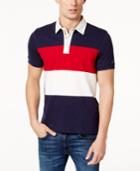 Tommy Hilfiger Men's Custom-fit Colorblocked Polo
