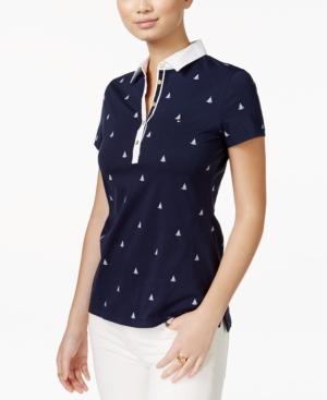 Tommy Hilfiger Printed Polo Top