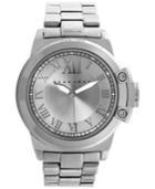 Sean John Men's Silver-tone Bracelet Watch 56x49mm 10018069