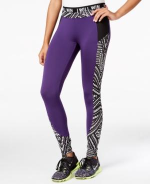 Energie Active Juniors' Goldie Print Mix Leggings