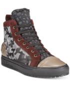 John Galliano Camo Athletic High Tops Men's Shoes