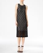 Kensie Sleeveless Geometric Midi Dress