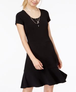 Planet Gold Juniors' Scoop-back Fit & Flare Dress