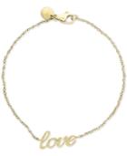 Effy Kidz Children's Love Bracelet In 14k Gold