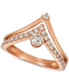 Le Vian Nude Diamonds Crown Ring (5/8 Ct. T.w.) In 14k Rose Gold