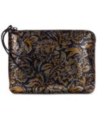 Patricia Nash Tri-color Cassini Wristlet