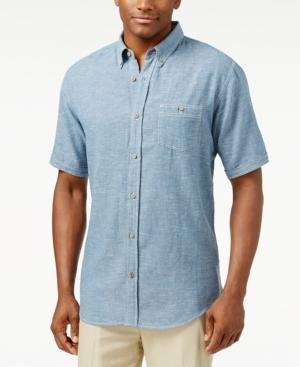 Weatherproof Slub Short-sleeve Shirt