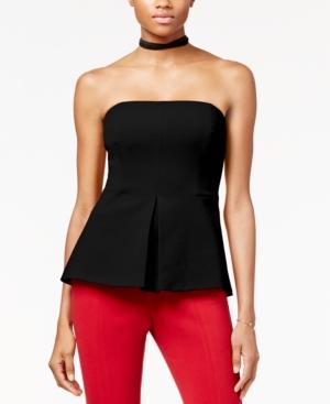 Rachel Rachel Roy Strapless Peplum Top, Only At Macy's