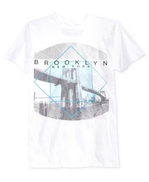 Univibe Men's Brooklyn Bridge Graphic-print T-shirt