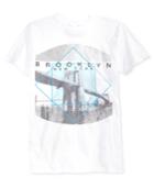 Univibe Men's Brooklyn Bridge Graphic-print T-shirt