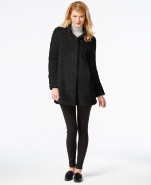 Kenneth Cole Plus Size Faux-fur Coat