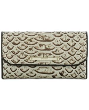 Brahmin Dogwood Soft Checkbook Wallet