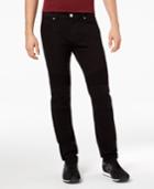 Armani Exchange Men's Slim Straight Fit Stretch Moto Jeans