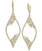 Effy Diamond Micro-pave Filigree Drop Earrings (3/4 Ct. T.w.) In 14k Gold
