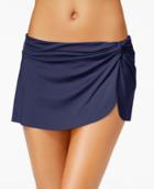 Anne Cole Solid Sarong Swim Skirt Women's Swimsuit