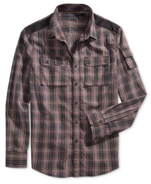 Sean John Men's Flight Plaid Shirt