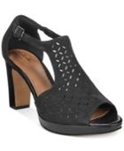 Clarks Artisan Women's Jenness Energy Peep-toe Sandals Women's Shoes