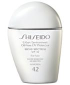 Shiseido Urban Environment Oil-free Uv Protector Spf 42, 1 Oz