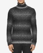 Calvin Klein Men's Space-dyed Herringbone Sweater