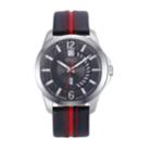 Men's Esq090 Stainless Steel Watch, Black Dial, Day And Date Windows