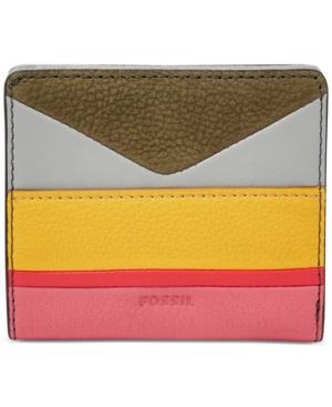 Fossil Emma Printed Leather Bifold Mini Wallet