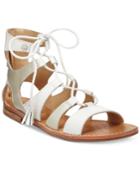 Geox D Sozy Lace-up Flat Sandals Women's Shoes
