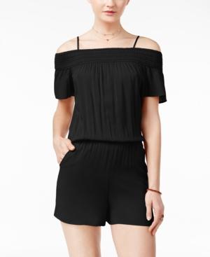 Bcx Juniors' Cold-shoulder Romper