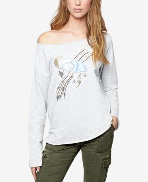 Sanctuary Cotton Galaxy Embroidered Sweatshirt