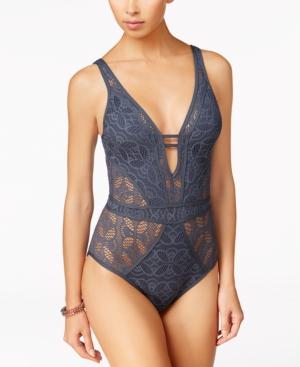 Becca Color Play Illusion-lace One-piece Swimsuit Women's Swimsuit
