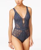 Becca Color Play Illusion-lace One-piece Swimsuit Women's Swimsuit