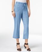 Style & Co. Cropped Wide-leg Pants, Only At Macy's