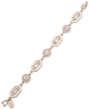 Ivanka Trump Gold-tone Stone & Crystal Link Bracelet