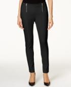 Alfani Petite Skinny Side-zip Pants, Only At Macy's