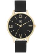 I.n.c. Women's Black Stainless Steel Mesh Bracelet Watch 38mm, Created For Macy's