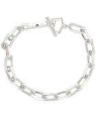 R.t. James Men's Silver-tone Large Link Bracelet
