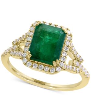 Final Call By Effy Emerald (2-1/5 Ct. T.w.) & Diamond (1/3 Ct. T.w.) Ring In 14k Gold
